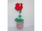 Deko Blume rot